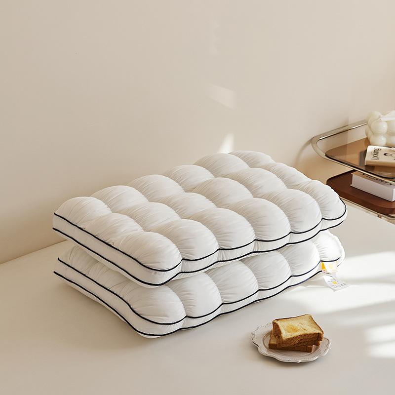 Embracing Pineapple Cloud Bread Pillow Soft Feather Velvet Headrest Healing and Relieving Sleep Aid Bedhead Decoration Pillow High Rebound Pillow Core