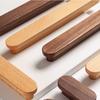 T-Shape Cabinet Handles Walnut Wood Wardrobe Handles New Kitchen Decoration Cupboard Wardrobe