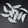 Home Party Supplies Dazzle Color White AB Beads Bracelet 20pcs Accessories Creative Acrylic Earrings Making Leaves DIY Jewelry Material Handmade