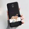Matte Soft TPU Case For Nokia 1 Plus 2 2.1 2.2 Phone Case Luxury Cute Love Rabbit Funny Cat Black Silicone Ultra Thin Back Cover