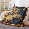 Retro Antike Seekarte Kraft Weltkarte Kompass Weiche Decke, Weiche Überwurfdecke für Zuhause Schlafzimmer Bett Sofa Abdeckung Kind