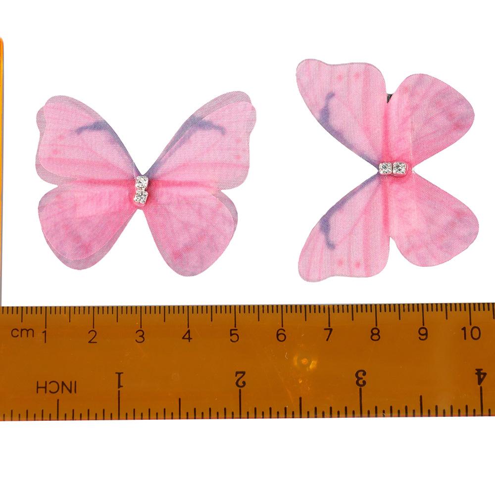 36PCS Colorful Colorful Butterfly Decor Two Layers Two Layers Butterfly Decor Fancy Butterfly  Craft