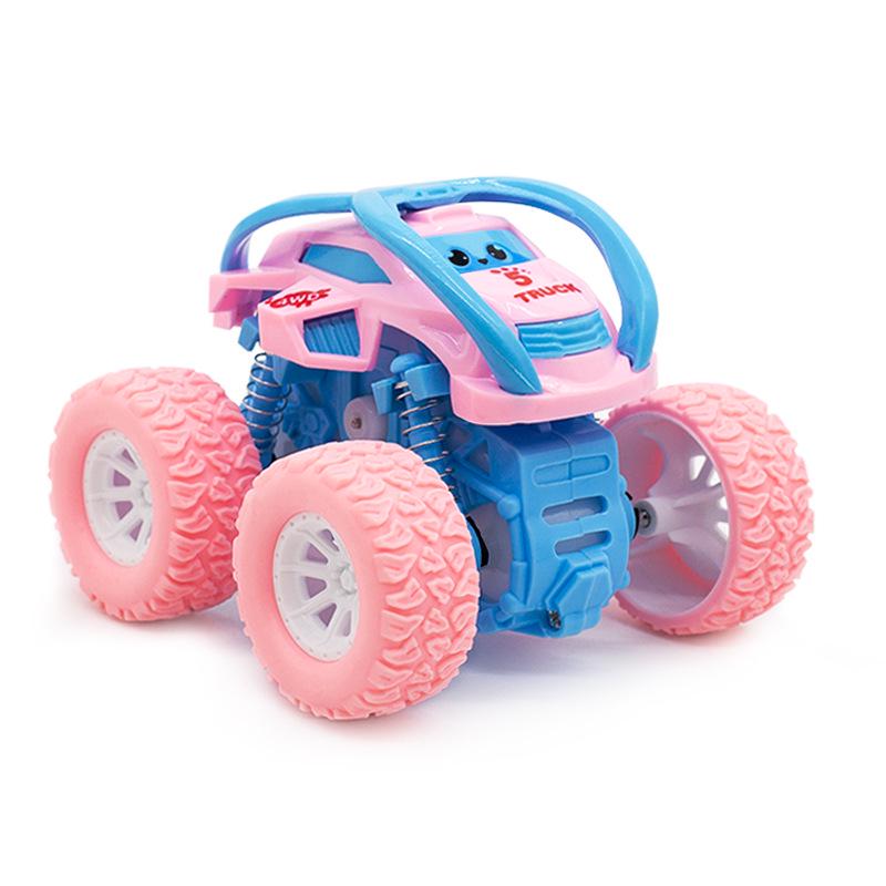 Macaron Inertial Tumbling Off-Road Toy Car for Kids