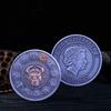 Metal Antique Bronze Commemorative Coin, Twelve Zodiac Signs, Commemorative Coin, Color Printing, Relief, Metal Commemorative Medal