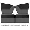 One Way See Through Car Window Curtain Magnetic Sunshade Curtain  Back Seat Privacy