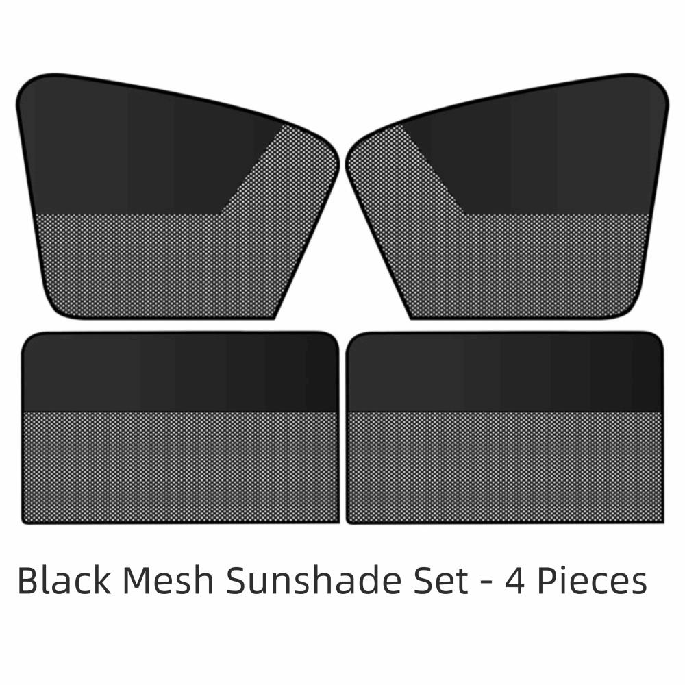 One Way See Through Car Window Curtain Magnetic Sunshade Curtain  Back Seat Privacy