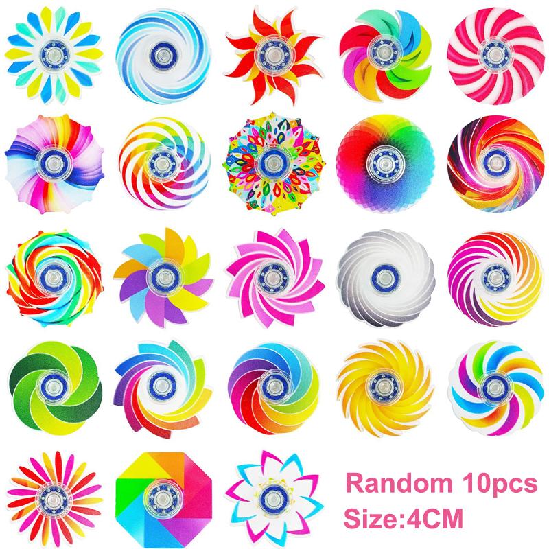 High-Standard-Quality 10Pcs Compact Size High-Quality Rainbow High-Quality Fidget High-Quality Spinner High-Quality Anxiety High-Quality Adhd