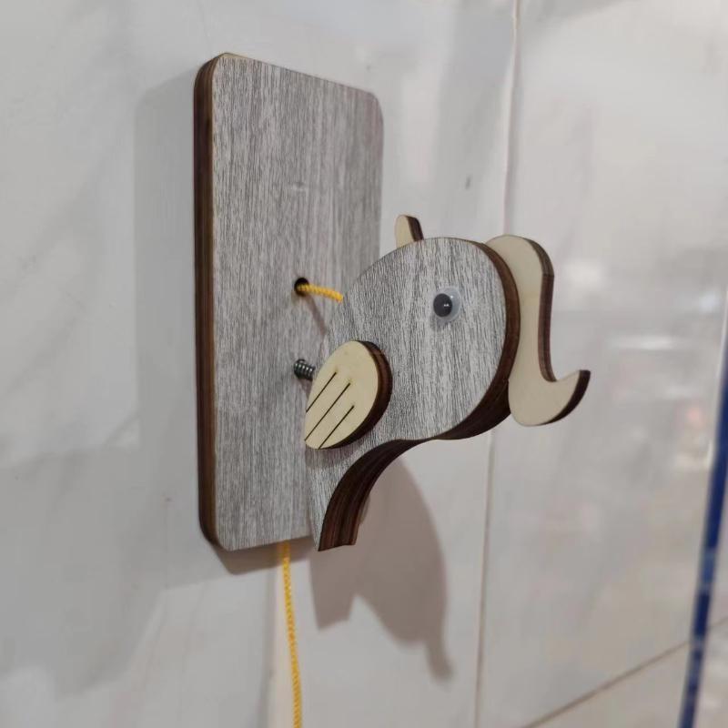 Woodpecker Doorbell Drag and Knock Decorative Pendant Homestay Creative Decoration Household Handmade Doorbell