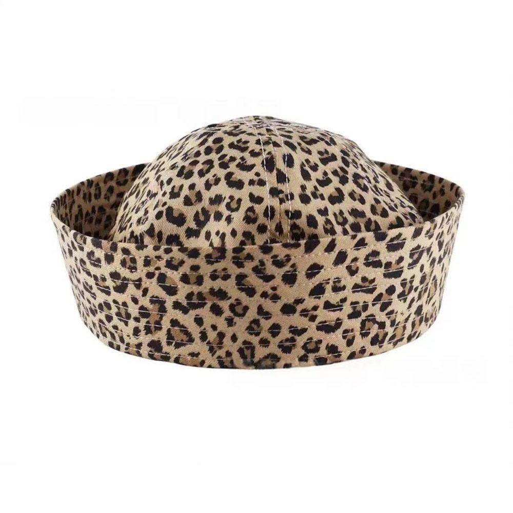 Summer Sailor Hat Stripe Stage Performance Hat Fashion Dome Cap for Women