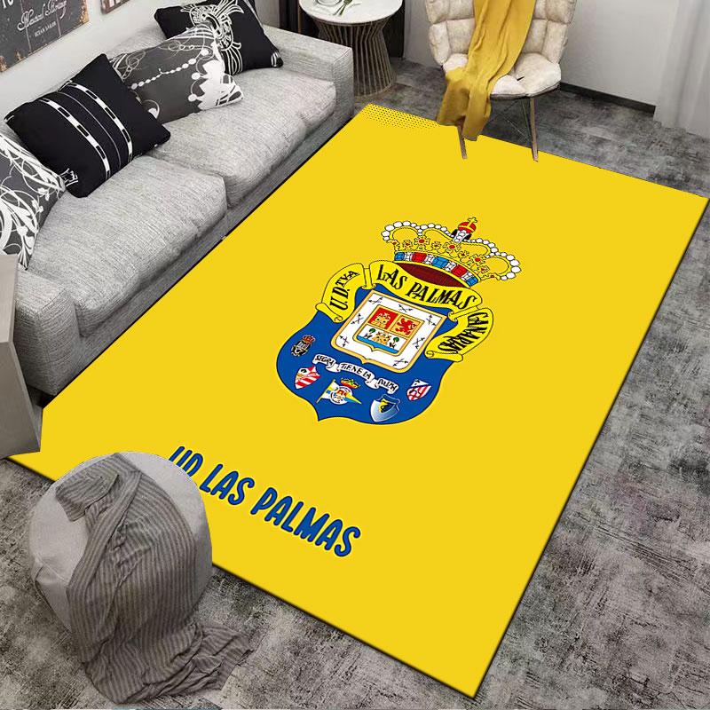 Yellow Carpet with UD Las Palmas Logo suitable as a non-slip mat for the living room or bedroom sofa