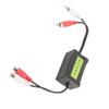Radio Noise Filter Ground Loop Isolator RCA Connectors 3.5mm 0.1in Car Stereo Voice Frequency Filter for Car
