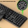 Corded Keyboard and Mouse Corded Keyboard and Mouse Combo USB Keyboard and Mouse Set for School Office Business Gaming