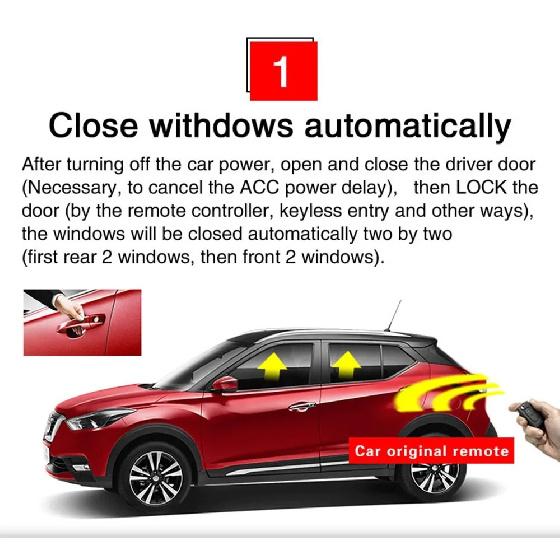 Suitable for Suzuki SX4 / S-Cross car window automatic closing rearview mirror folding car accessories modification