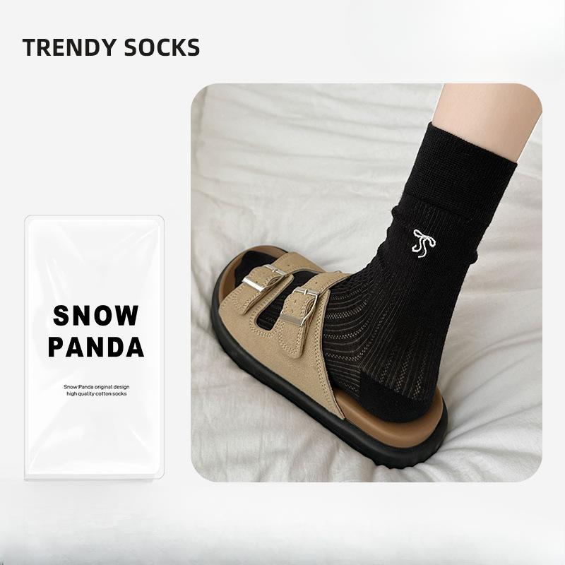 

Женские летние тонкие стильные сетчатые носки-бабочки впитывают пот, дышащие, дезодорирующие, хлопковые носки 1 pair чёрный