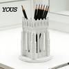 Medieval Style Pencil Holder Gothic Pen Holder, Cathedral Makeup Brush 3D Printed Church Architecture Desk Organizer Organizer, Vanity Storage Cup for