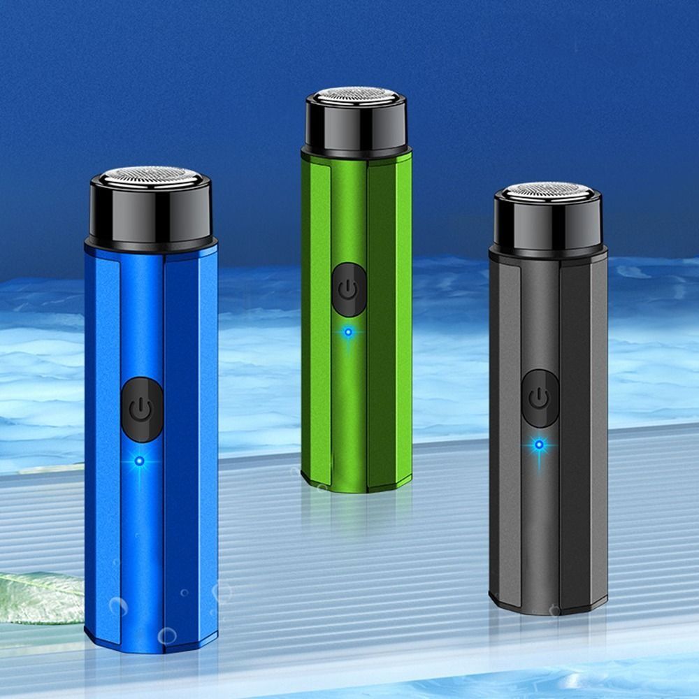 Waterproof Electric Shaver Mini Men's Beard Razor Portable Beard Trimmer for Home&Travel