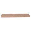 VidaXL Tapis d'escalier autocollants 30 pièces 76 x 20 cm Marron clair Rectangulaire 3365721