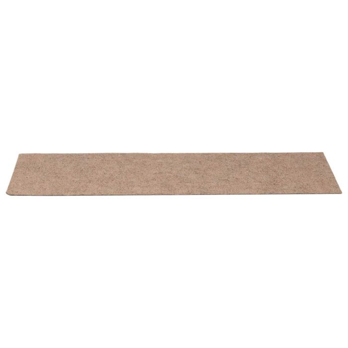 VidaXL Tapis d'escalier autocollants 30 pièces 76 x 20 cm Marron clair Rectangulaire 3365721