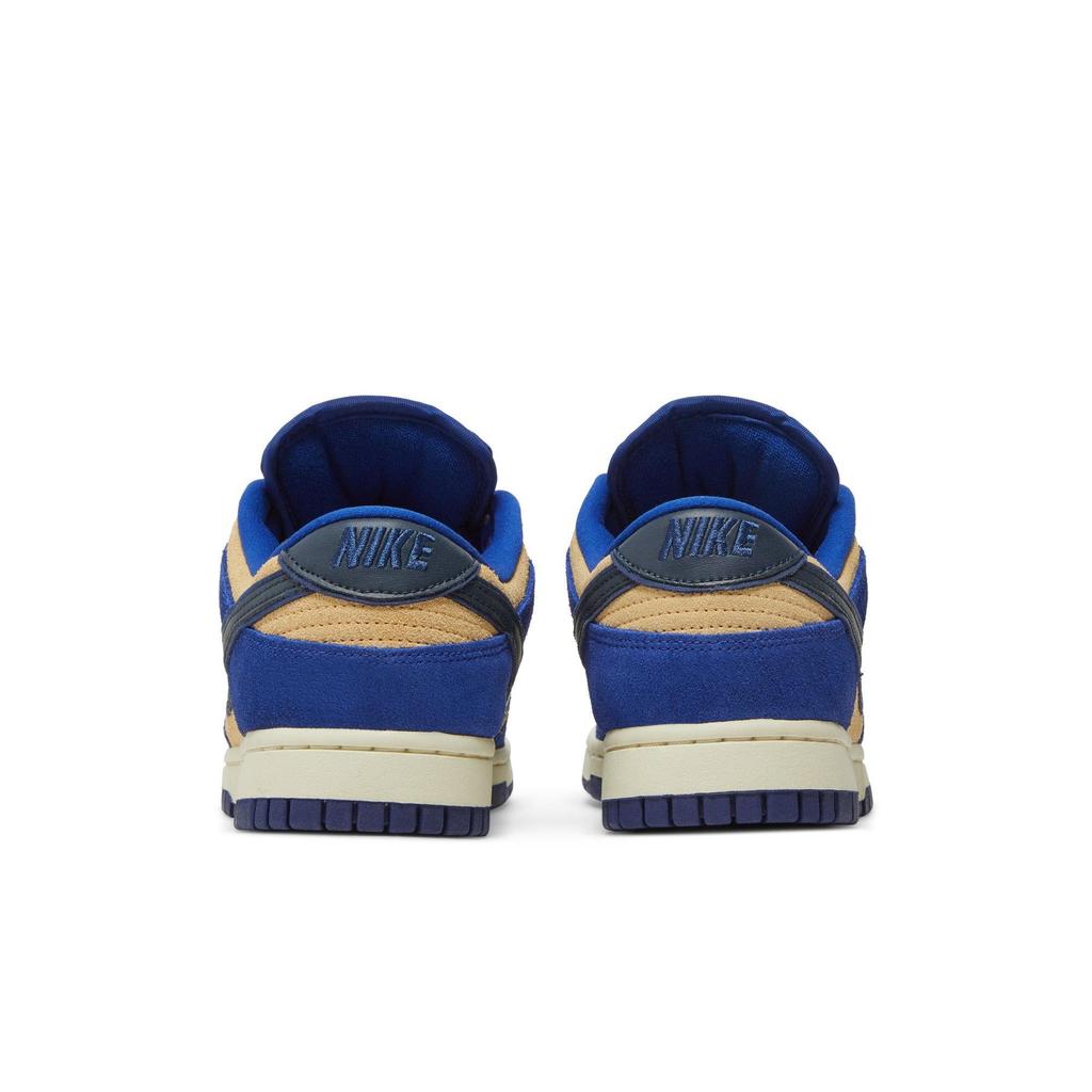 Nike Womens Dunk Low LX 'Blue Suede' (women's sizes) Deep Royal Blue / Dark Obsidian Skateboard Shoes DV7411 400