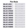 GLE43 53 63 GLE250 300 320 350 400 GLE450 500 580 pegatina de coche con letras para clase GLE modificación etiqueta de maletero trasero