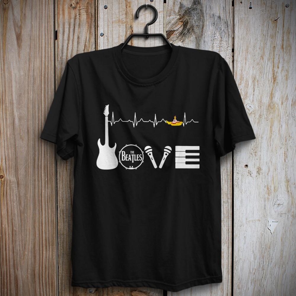 Love Me Do The Beatles Рок-группа Abbey Road Леннон, Желтая подводная лодка Футболка Унисекс Футболка S