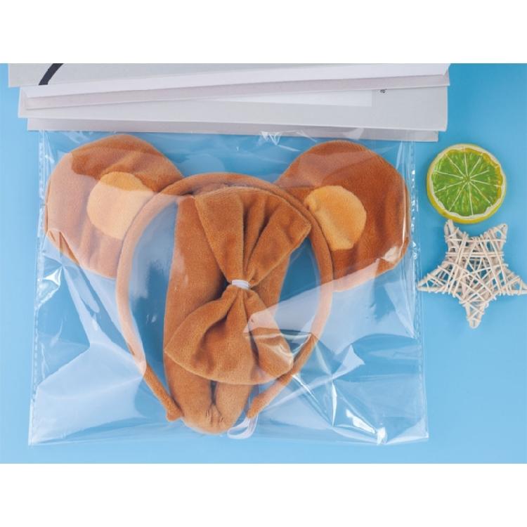Monkey Ear Heandband Monkey Tail Bowtie Kids Animal Cosplay Costume for Boy Girl