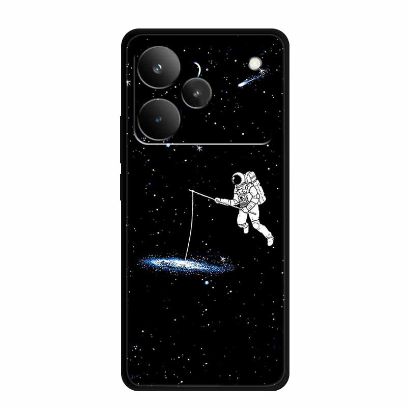Für Realme P4 Pro 5G Hülle P4Pro Weiche TPU Silikon Rückabdeckung Für Realme P4 Pro Tiere 6,8" Bemalter Wolf Löwe Hülle Schale Tasche