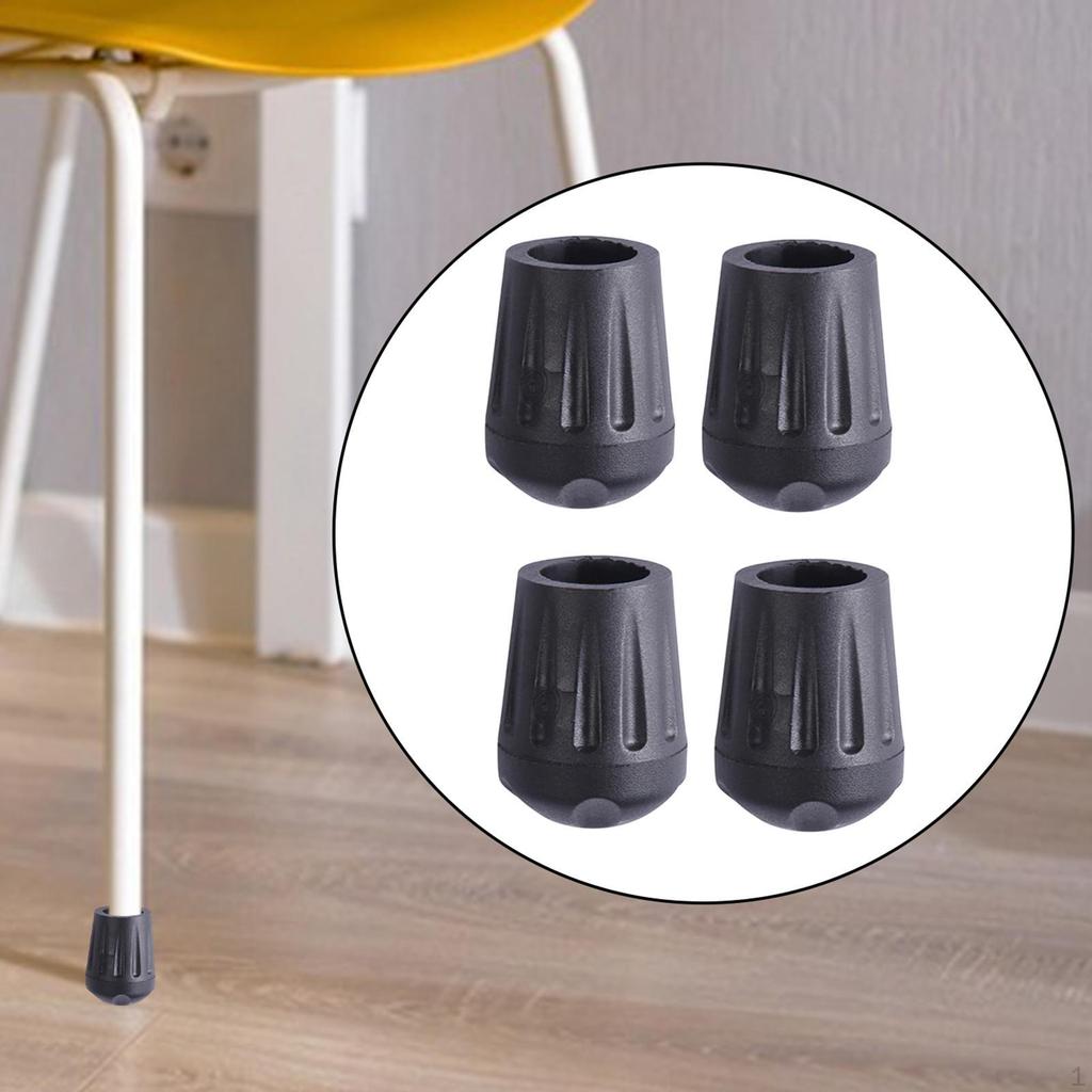 4 stycken campingstolar fotskydd stolsbensskydd gummibordsstrumpor för strandfiske