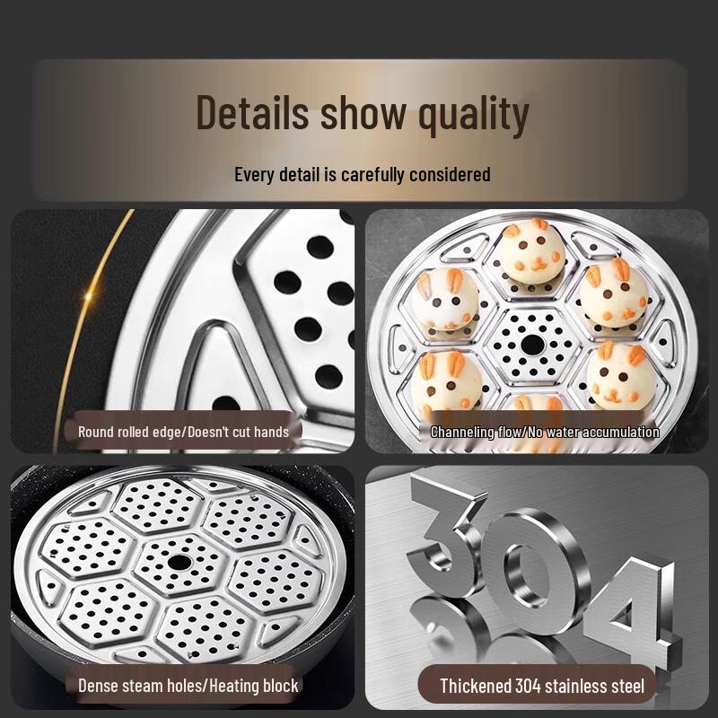 Frezowany Stojak do Gotowania na Parze ze Stali Nierdzewnej