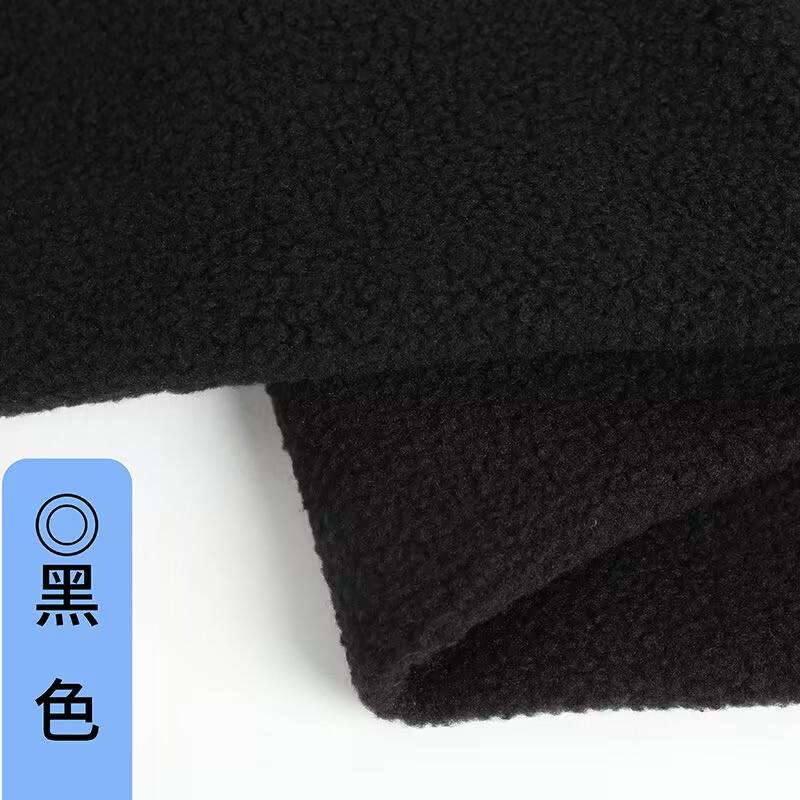 Polarfleece Tykt Stoff Kort Plysj Korallfleece Dukkestoff DIY Håndlaget Søm Høst Vinter Kåpe Klær Sjal Fôrstoff