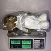 Extendable Teddy Bear with Sequin Scarf for Christmas Decor