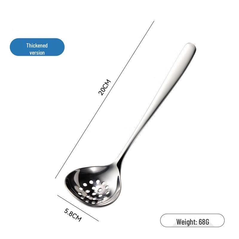 

Stainless Steel Long Handle Ladle and Slotted Spoon Set