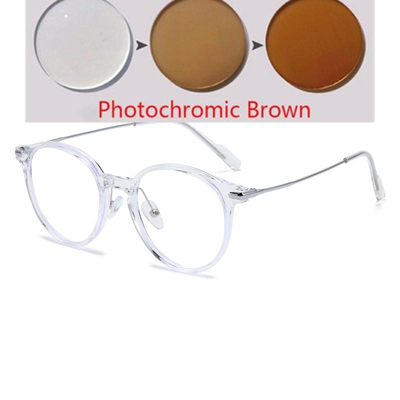 Black Gold Frame Anti Blue Rays Oval Prescription Glasses For The Nearsighted Women Men Myopia Spectacles 0 -0.5 -0.75 To -6.0