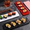 Rectangular Shape Sushi Plate Multicolor Flat Plate Creative Restaurant Plate  Restaurant Use