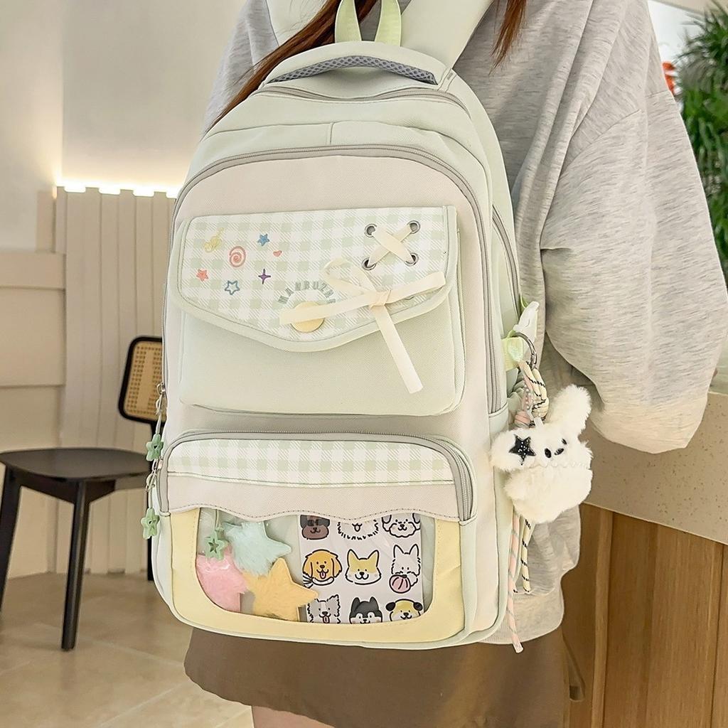 Schoolbag Japanese College Style Schoolbag Junior High School Girls High Value Niche Light Primary School Students Backpack Large Capacity Backpack