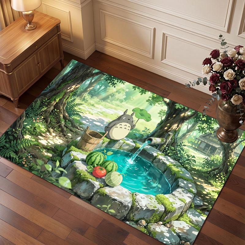 My Neighbor Totoro Rug Soft Thick Non Slip Floor Carpet for Bedroom Living Room Home Decor