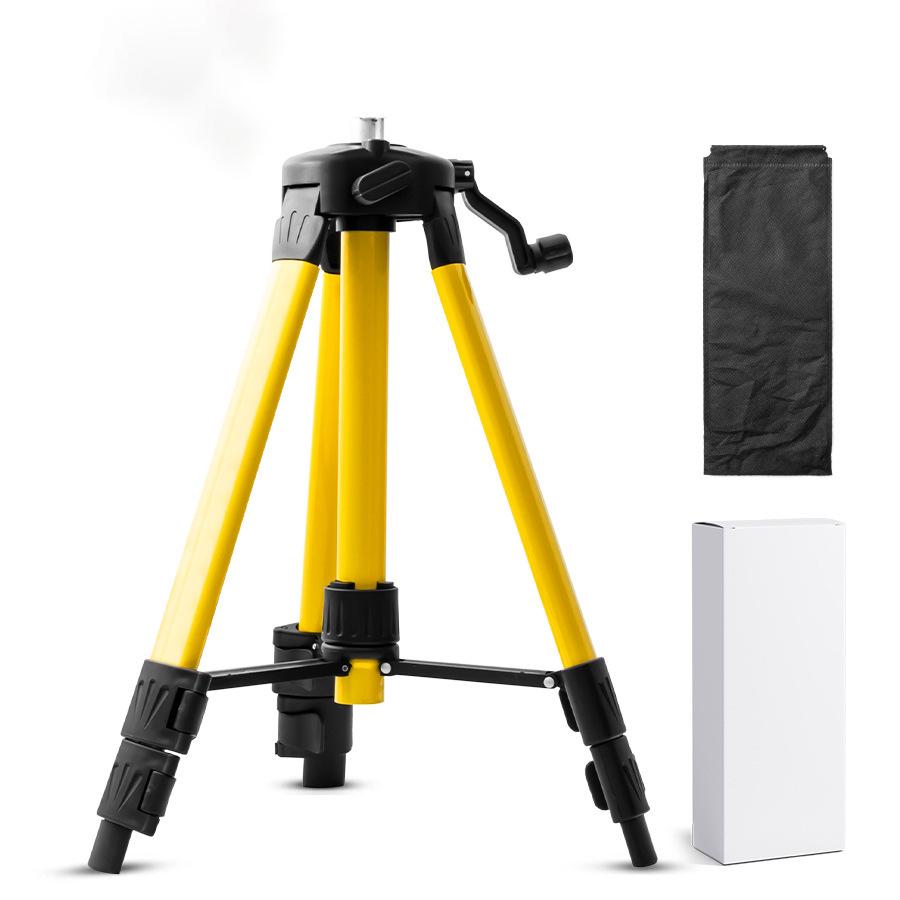 Livella Laser a Infrarossi con Treppiede da 1,2 m e Asta di Supporto Regolabile