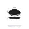 Abay Ceramic Nordic Oval Fish Plate