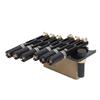 Alomejor 6-String Electric Guitar Bridge Set Headless Bass Bridge Performance Enhancement Durable Easy Installation with Screws