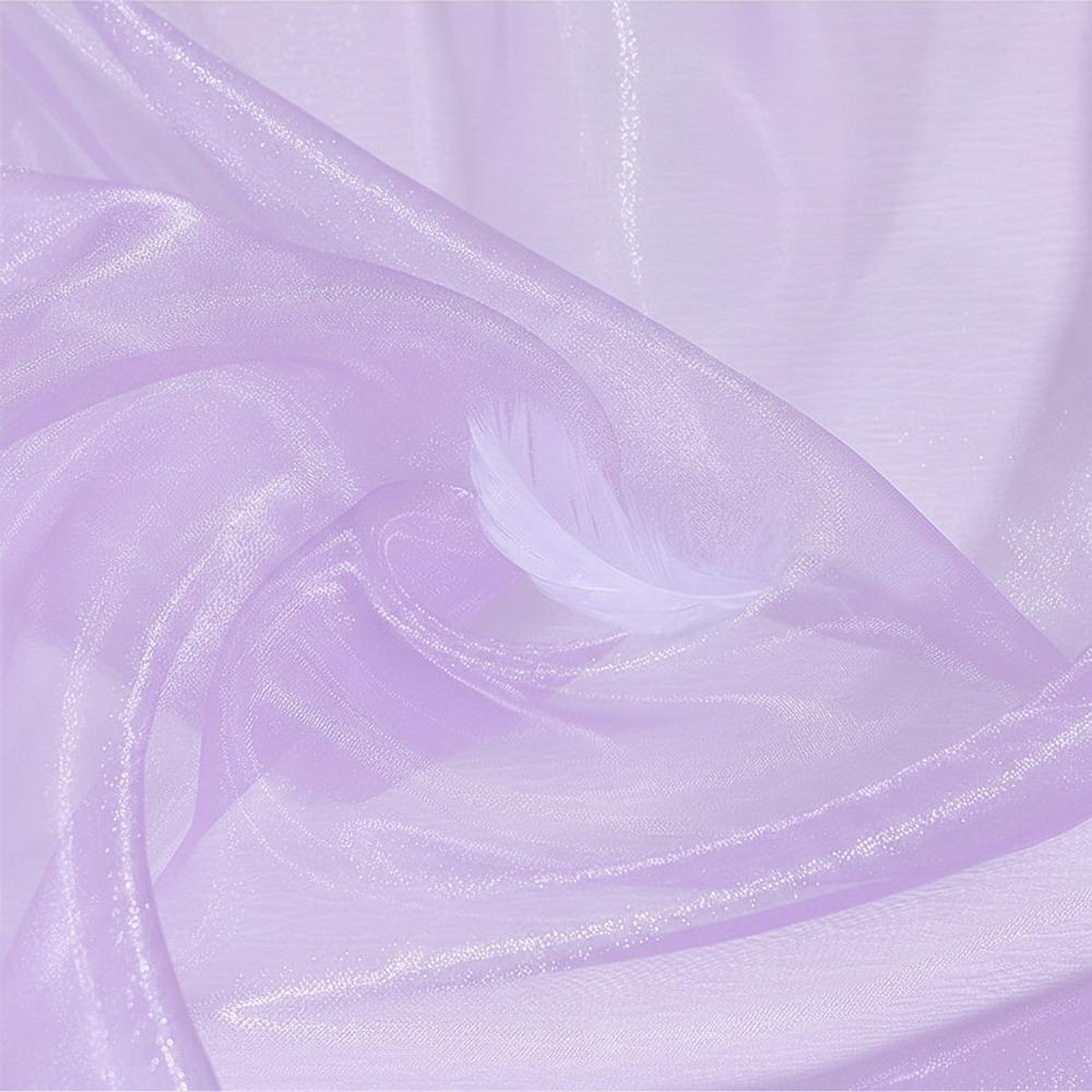100X150cm Organza Mesh Fabric Colorful Lightweight Sheer Organza Fabric Glossy Smooth Tulle Gauze Fabric