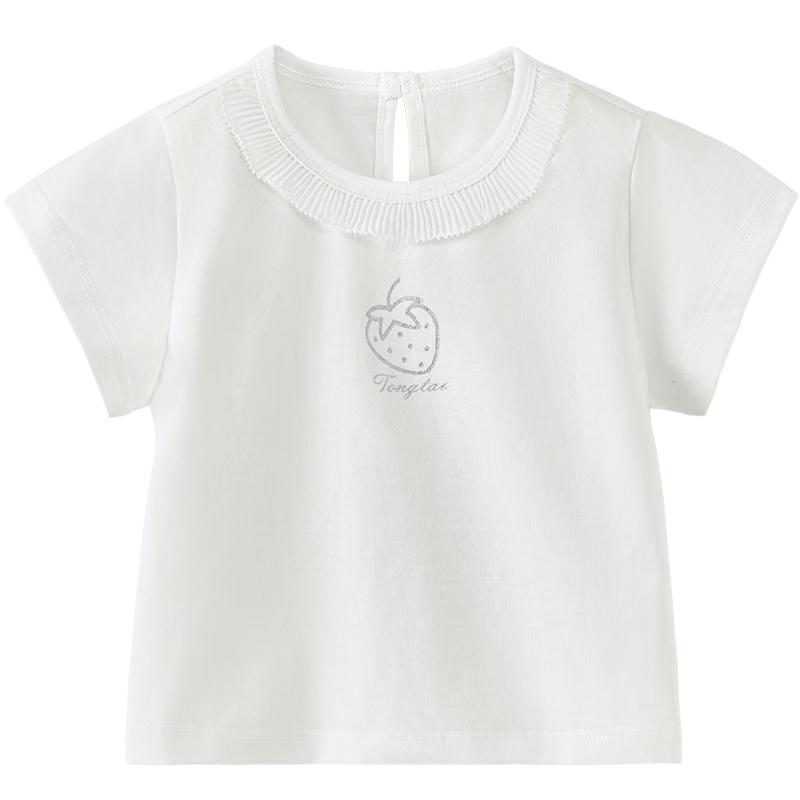 

TONGTAI Girls Cotton Short Sleeve T-Shirt 100cm