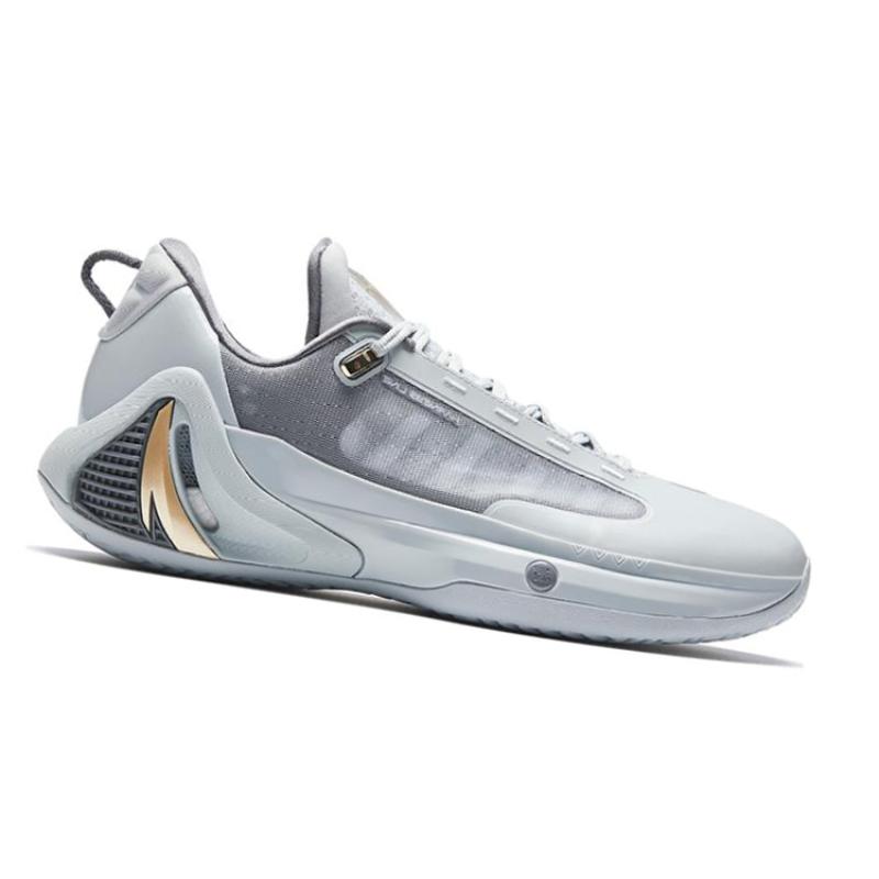 Anta GH4 Basketballschuhe Herren Low-Top Graue Sneaker 912331104-1