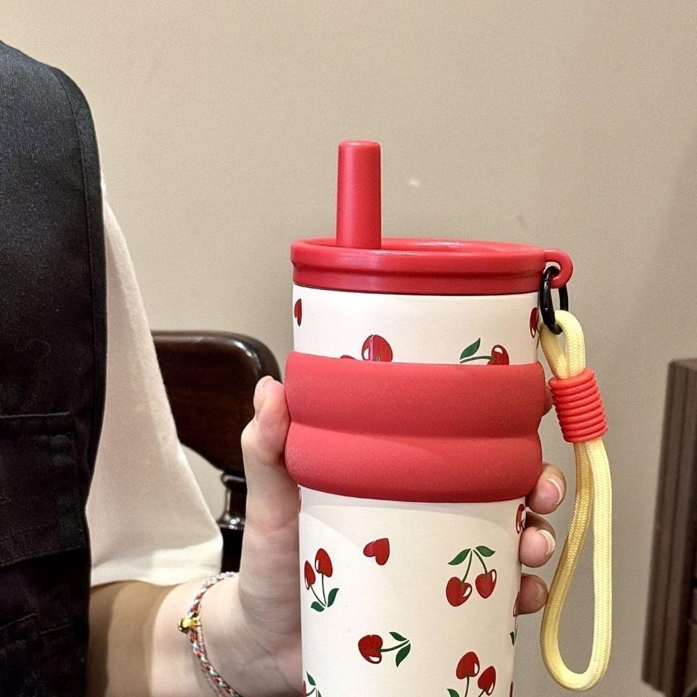 Stainless Steel Insulation Cup High-Capacity Vacuum Flask Portable Vacuum Cup  Travel