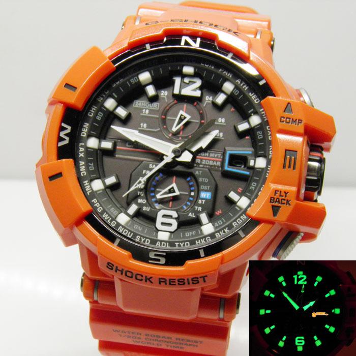 CASIO SKY COCKPIT Orange GW-A1100R-4AJF (Sky Cockpit) G-SHOCK