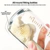 Baby Bottle Cleaner Brush Set Travel Size Silicone Cleaning Nipple Straw Cleaner Kit Removable Cup Mouth Brush Straw Cup Brush