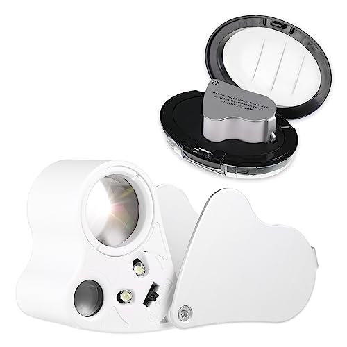 

Обладнання професійного рівня для широкого спектру застосувань Портативна кишенькова ювелірна лупа Лупа білий