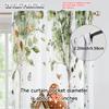 2pcs   Curtain Cloth  print Forest Fox Mushroom Versatile Fabric (without rod) Gifts Perfect for Living Room & Office Decor