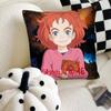 Movie Mary And The Witchs Flower Pillow Case Fashion Square Pillowcase Bedroom Sofa Room Ins Decoration Leisure