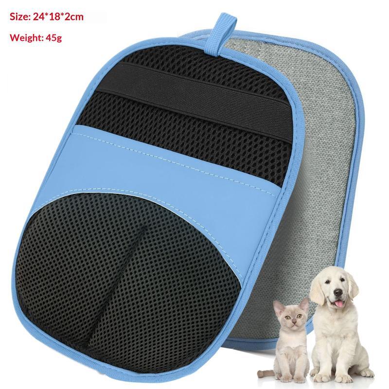 Pet Hair Remover Electrostatic Gloves, 2025 New Pet Hair Removal Glove For Cats & Dogs, Double-Sided Reusable Electrostatic A
