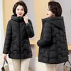 Winter Wear 2025 New Hooded Padded Jacket Mid-length Winter Jacket Fashionable Cotton Clothes Women